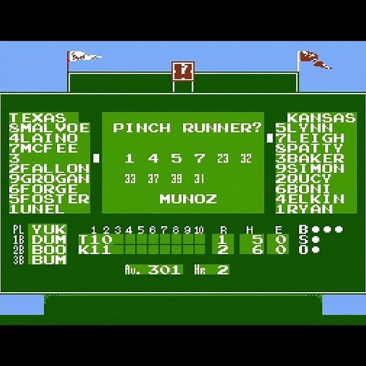 Charging the mound in Bases Loaded