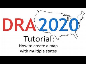 How to Create a Multiple State Map in Dave's Redistricting App - Tutorial