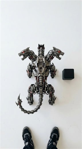 Triple Headed Robot Dog Transformer | Cinematic Satisfying ASMR POV