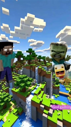 Herobrine vs minecraft entity and mobs 😈 #viral #shorts #minecraft #herobrine