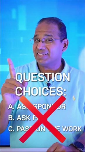 The difference between passing and failing the PMP....