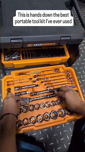 243 Piece 6 Point Mechanics Tool Set in Action