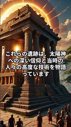 太陽神が守る神秘の遺跡！古代の壮大な信仰