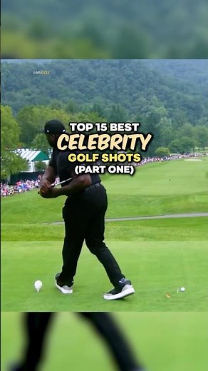 Top 15 Best Celebrity Golf Shots | Part 1