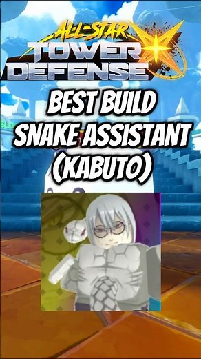 Snake Assistant (Kabuto) Best Build Skill Tree Trait ASTDX #allstartowerdefensex #roblox #shorts