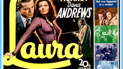 Laura 1944 with Dana Andrews, Gene Tierney and Vincent Price