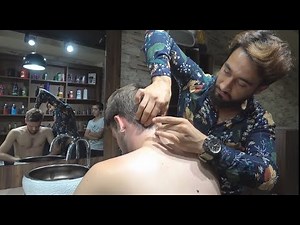 ASMR Turkish Barber Face, Head and Body Massage 293