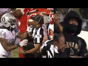 Marshawn Lynch Caught Watching in the Stands After Being Ejected for Shoving Referee