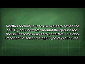 Driving Ground Rods Indoors When Hitting Rock Solutions