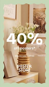 Discover thousands of beautiful posters and save 40%! Just use the code HAPPY40 at the checkout 朗 | Poster Store | Facebook