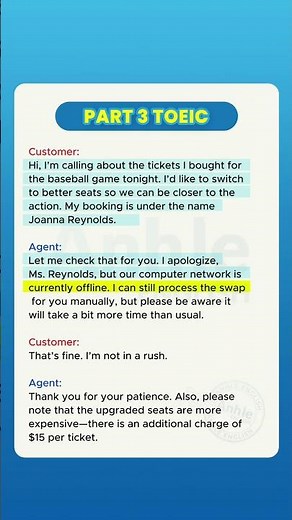 TOEIC Listening Part 3 | Nghe tiếng Anh thụ động [1]