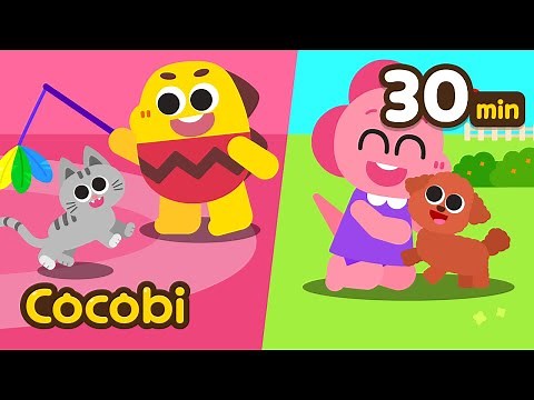 World Animal Day Songs for Kids🐶We Love Animals! | Nursery Rhymes | Cocobi