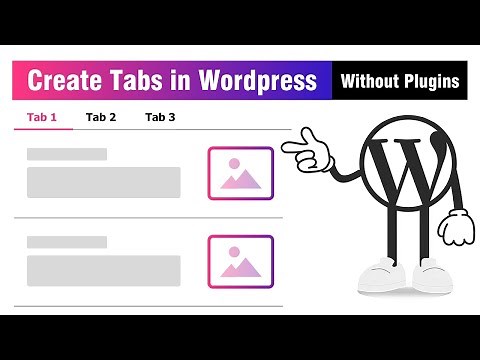 Create tabs in WordPress without plugins [25]