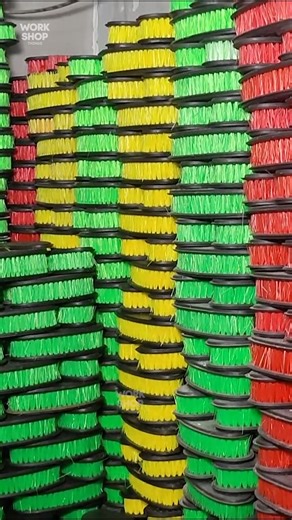 Workshop Things | Incredible Process of Making Cloth Washing Brush! | Instagram