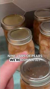 Quick Pear Canning Guide!