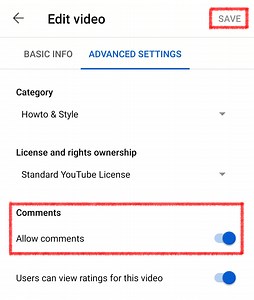 How to Allow Comments on YouTube