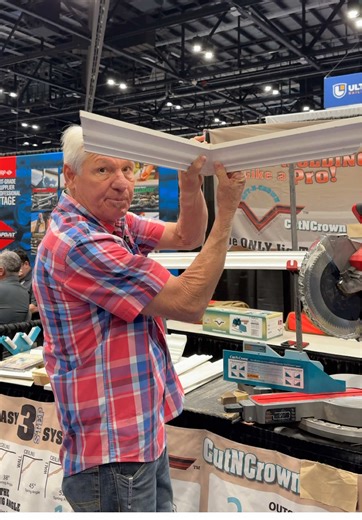 Fastest way to cut crown molding like a PRO in minutes 👑✂️ Stop flipping the crown upside down and guessing your angles. Set your miter saw to 31.6° on the miter and 33.9° on the bevel, lay the crown flat on the table, and let the saw do the math. Perfect corners. No brain melt. No wasted trim. Save this before your next install 🔥 #CrownMolding #CarpentryTips #DIYHome #Woodworking #ContractorLife