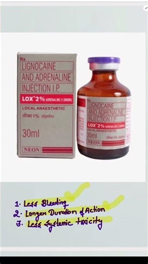 why we add adrenaline to local anaesthetic