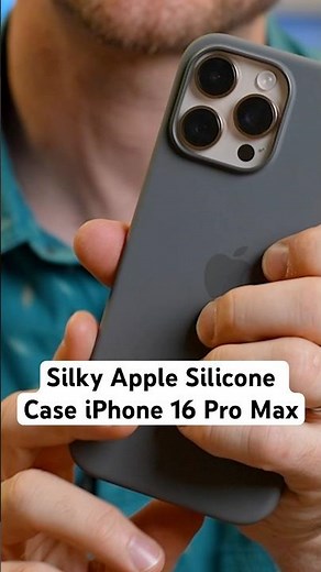Silky Apple Silicone iPhone 16 Pro Max Case #iphone16promax #bestiphone16promaxcase #tech