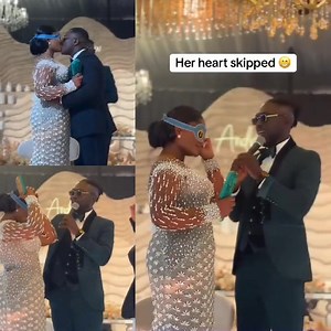 Bride shocked after thinking she kissed the wrong man during...