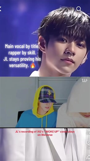 JL casually playing his “Woke Up” rap recording on Weverse live… yeah, we were NOT ready. 🔥🎤 Reminder: JL is a MAIN VOCAL. And he still raps like this. 😮‍🔥 #AHOF #jlgaspar #ahof_jl #jl #kpopfyp @AHOF nmn