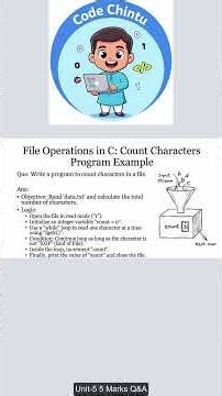 C Program to count characters in file JNTUK 5Marks