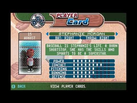 Game Boy Advance - Backyard Baseball 2006 'Stephanie Morgan'