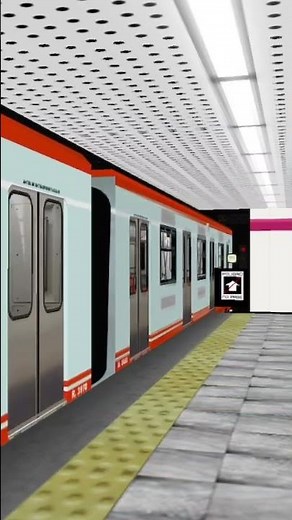 CAF NM 16 Saliendo de la estación Balbuena la nueva línea 1 Openbve #metrocdmx #parati #foryou