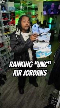 Ranking Every Air Jordan “UNC” in my collection #Jordan4 #Jordan #Sneakers #Shoes #Sneakerhead