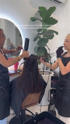 At Sash, we use specially formulated products that set us apart from other Permanent Straightening salons. Come and find out for yourself 🥰 #permanenthairstraightening #straighthair #hairappointment #adelaidesalon #healthyhair