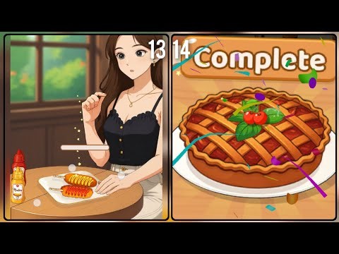 Crazy Kitchen Set Cooking ASMR Level 13 14: Gameplay Solution