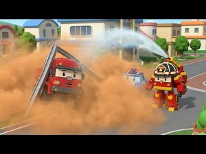 Dust Storm Blindness! 💨 Air Quality & Visibility Safety | Robocar Poli Rescue Team