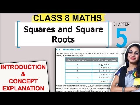 Class 8 Maths Chapter 5 Squares and Square Roots Introduction & Concept Explanation | CBSE 8th NCERT