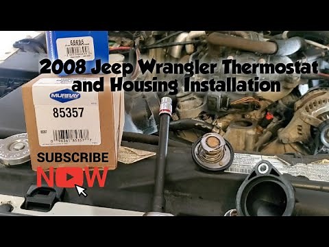 How to: Install New Thermostat and Housing 2008 Jeep Wrangler