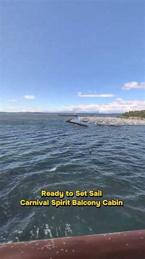 Ready to set Sail on the Carnival Spirit to Alaska! Let's go! #alaska #cruise #cruiseship #seattle