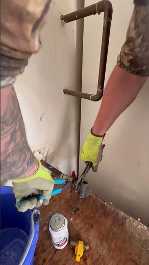 NEW GAS SHUT OFF! #gas #valve #diy #plumber #plumbing #fast #how #howto #service #install #shorts