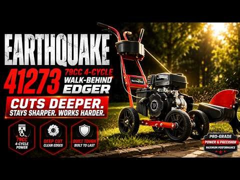 EARTHQUAKE 41273 79cc 4 Cycle Walk Behind Edger Review