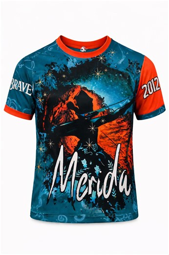 Merida Inspired Jersey Shirt | Brave 2012 Princess Cosplay Outfit - Etsy