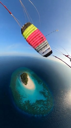 Discover Earth | Have you tried skydiving? 🪂 Where are the best locations to do it? Skydiving in Maldives is a whole new experience and therapy you get... | Instagram