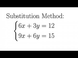 Try it Out: Substitution Method