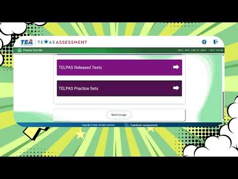 EDTC 6332 - TELPAS Practice Assessment