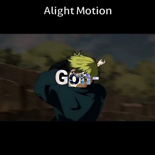 First time using alight motion!!! #jjk #anime #viral