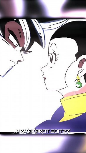 when chi chi met her husband goku in his UI form😊#goku #chichi #edit #dbzedit #gokuxchichi#anime