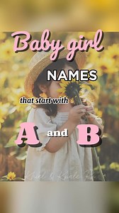 Baby girl names that start with A and B. 🎀🩷 #fypageシ #babygirlnames #babygirl #babynames | Khiel & Khale Ph.