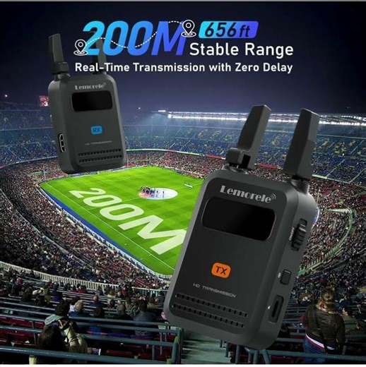 Lemorele Wireless HDMI Transmitter & Receiver 1080P 60Hz 📡 | No Lag, 200m Range Setup!
