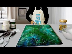 Mastering TEXTURED Art on Canvas: Simple ABSTRACT With ACRYLIC Media