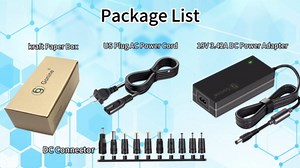 Gonine 19V 3.42A DC Power Supply Adapter 19 Volt Laptop Charger AC 100-240V 50-60hz, Compatible for 19Vdc Gateway Toshiba Acer Lenovo Asus Samsung Laptop JBL Speaker LG LCD Monitor.