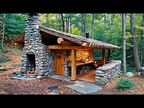 Built Himself a Free House in the Mountains Alone