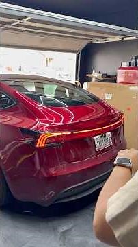Tesla model 3 highland aftermarket tail lights install