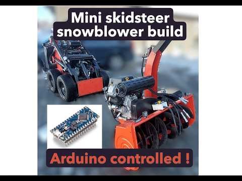 Mini skidsteer snowblower build part 6 - Arduino controlled engine